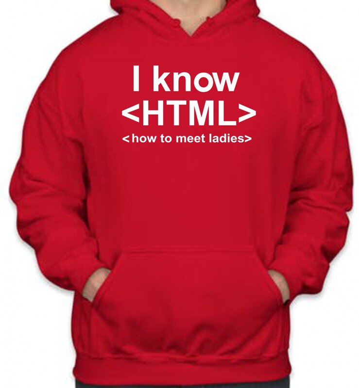 Mikina I know HTML Mikina I know HTML