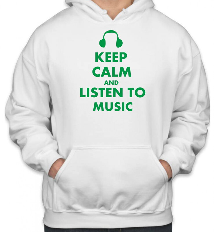 Mikina KEEP CALM AND LISTEN TO MUSIC Mikina KEEP CALM AND LISTEN TO MUSIC