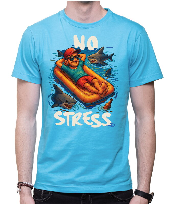 Vodácké tričko - No Stress Vodácké tričko - No Stress