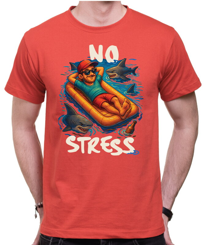 Vodácké tričko - No Stress Vodácké tričko - No Stress