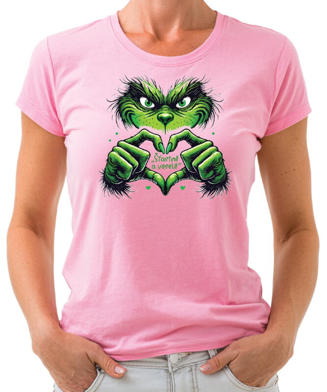 Vánoční tričko - Šťastné a veselé