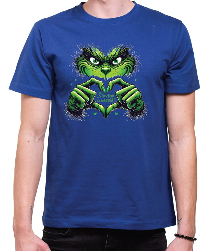 Vánoční tričko - Šťastné a veselé