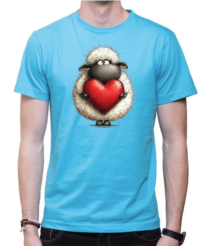 Tričko - Ovečka se srdíčkem