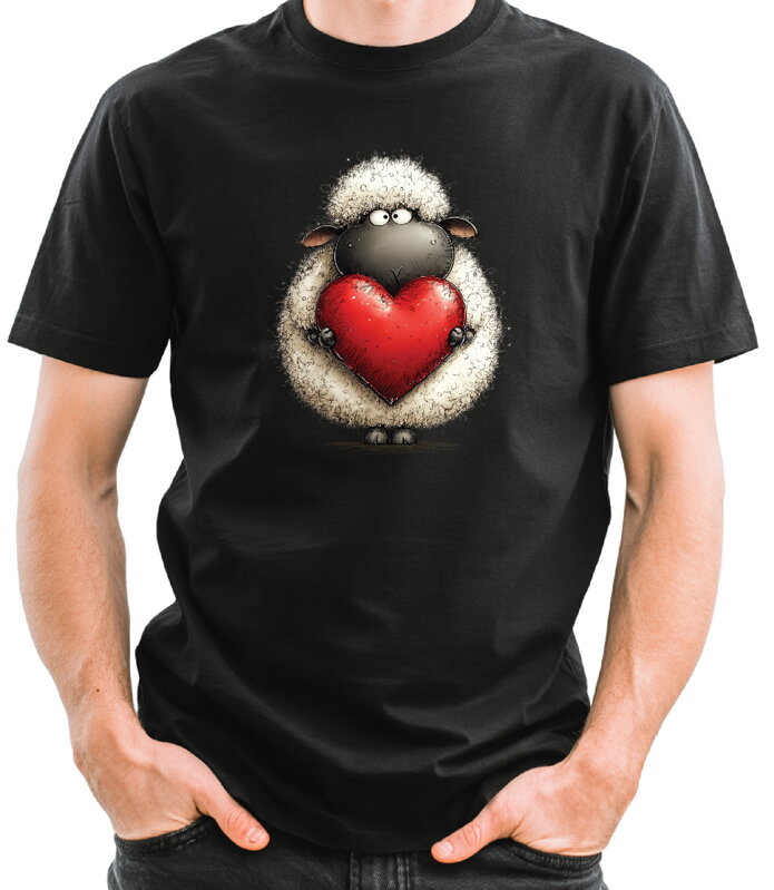 Tričko - Ovečka se srdíčkem