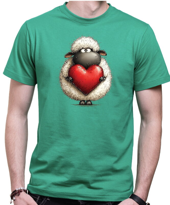 Tričko - Ovečka se srdíčkem