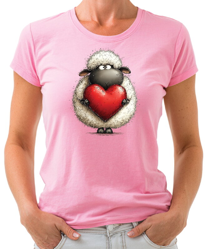 Tričko - Ovečka se srdíčkem