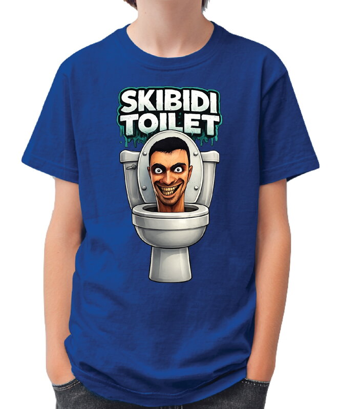 Tričko Skibidi Toilet – vtipný potisk s toaletou