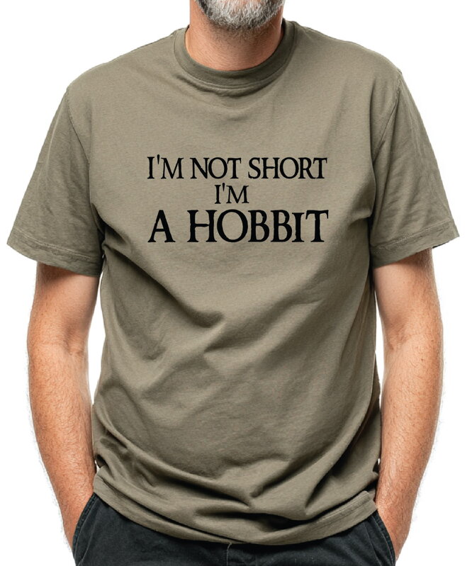 Tričko - I am not short, I am Hobbit