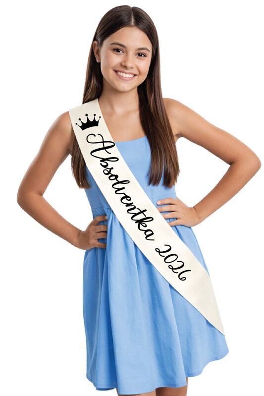 Šerpa/stuha - ABSOLVENTKA psané (vlastní rok)