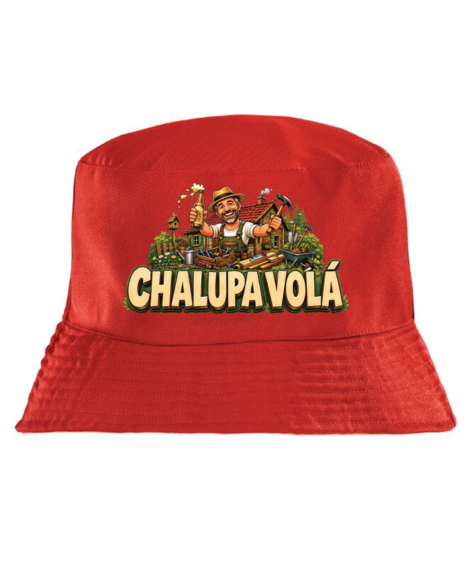 Klobouk s potiskem - Chalupa volá