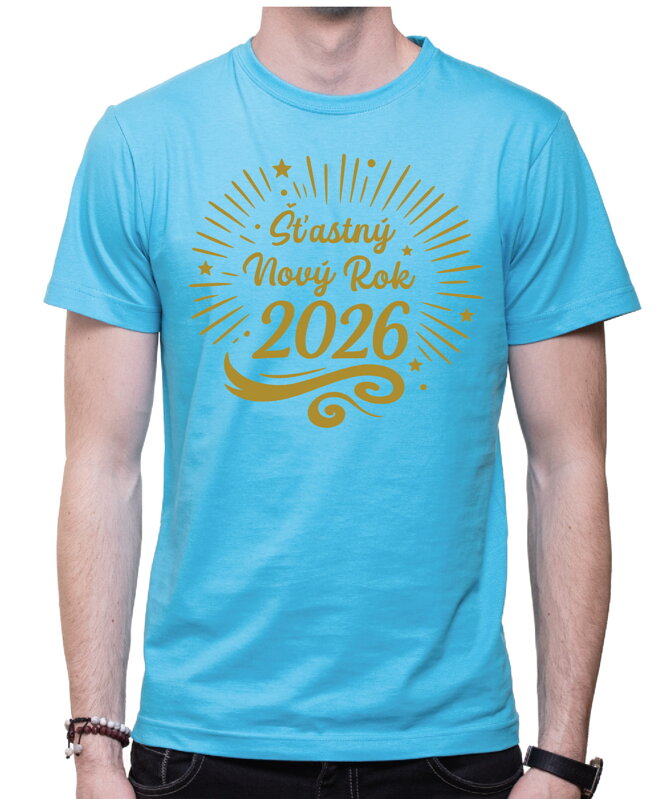 Silvestrovské tričko -Šťastný Nový Rok 2026