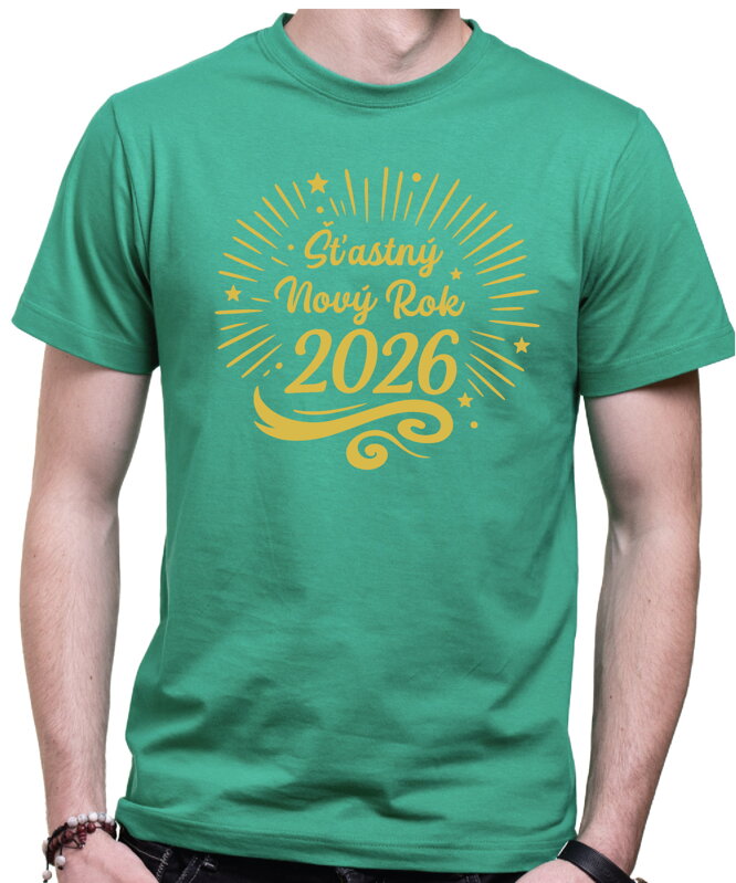 Silvestrovské tričko -Šťastný Nový Rok 2026