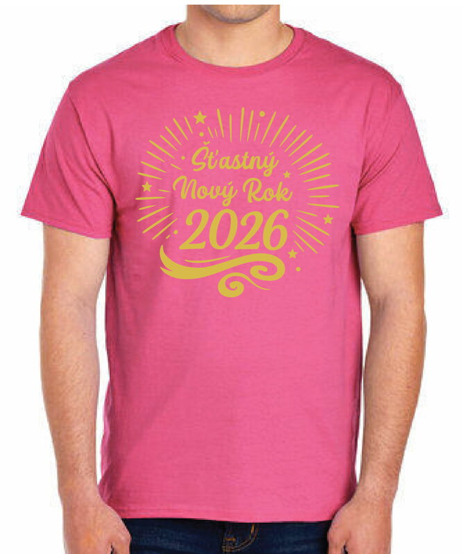 Silvestrovské tričko -Šťastný Nový Rok 2026