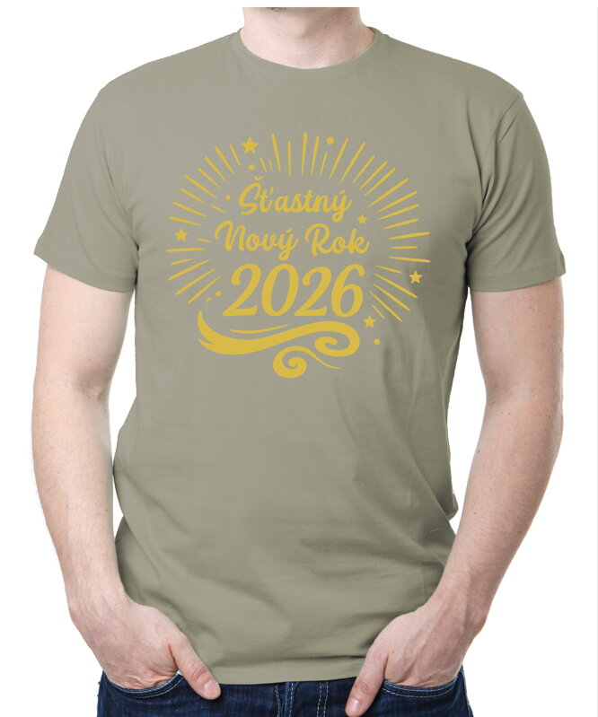 Silvestrovské tričko -Šťastný Nový Rok 2026