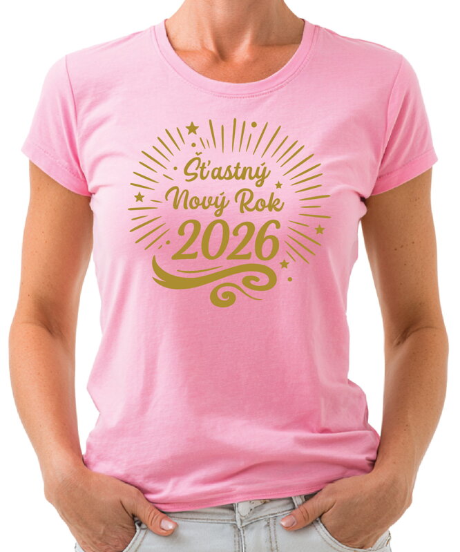 Silvestrovské tričko -Šťastný Nový Rok 2026