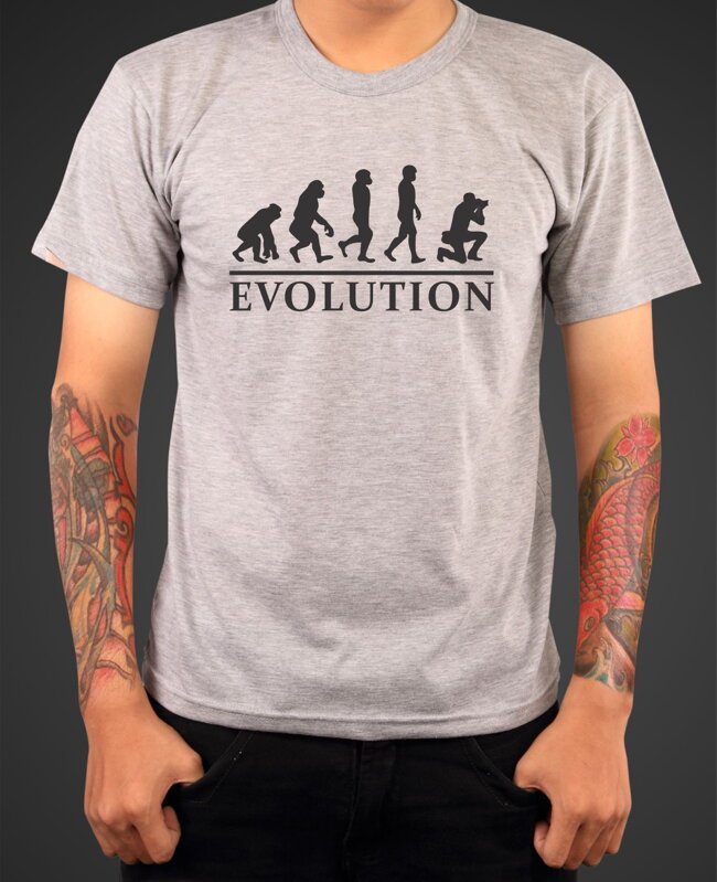 Tričko Evoluce Fotograf