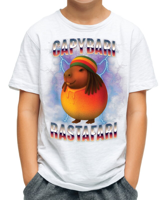 Tričko - Capybari Rastafari (Italský brainrot) Tričko - Capybari Rastafari (Italský brainrot)