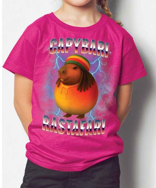 Tričko - Capybari Rastafari (Italský brainrot) Tričko - Capybari Rastafari (Italský brainrot)