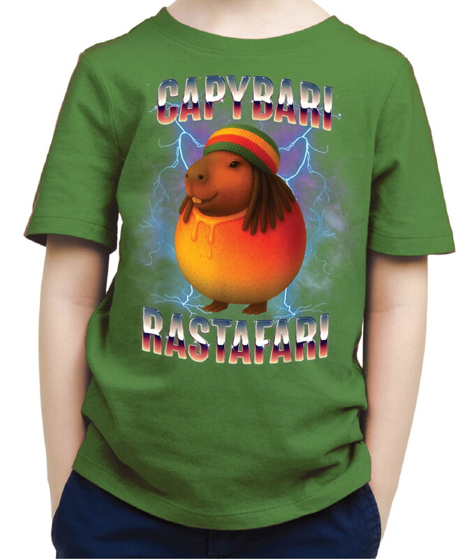 Tričko - Capybari Rastafari (Italský brainrot) Tričko - Capybari Rastafari (Italský brainrot)