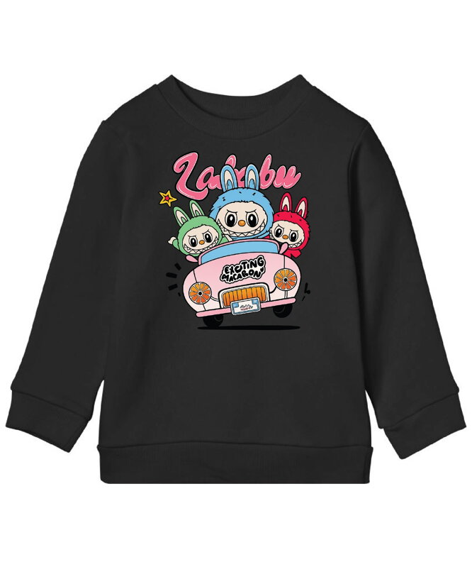 Détská mikina - Labubu Exciting macaron Car