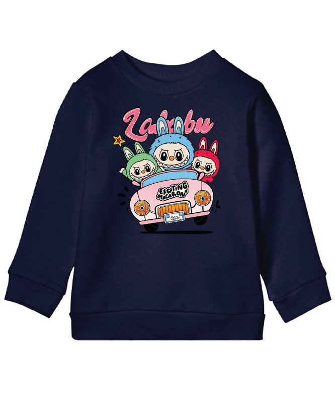 Détská mikina - Labubu Exciting macaron Car Détská mikina - Labubu Exciting macaron Car