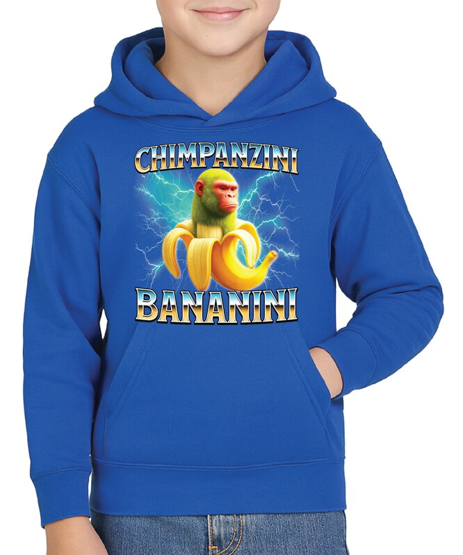 Mikina - Chimpanzini Bananini (Italský brainrot) Mikina - Chimpanzini Bananini (Italský brainrot)