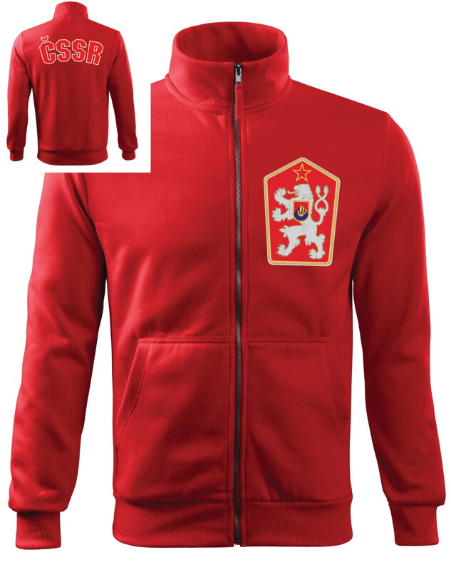 Mikina na zip -Retro ČSSR