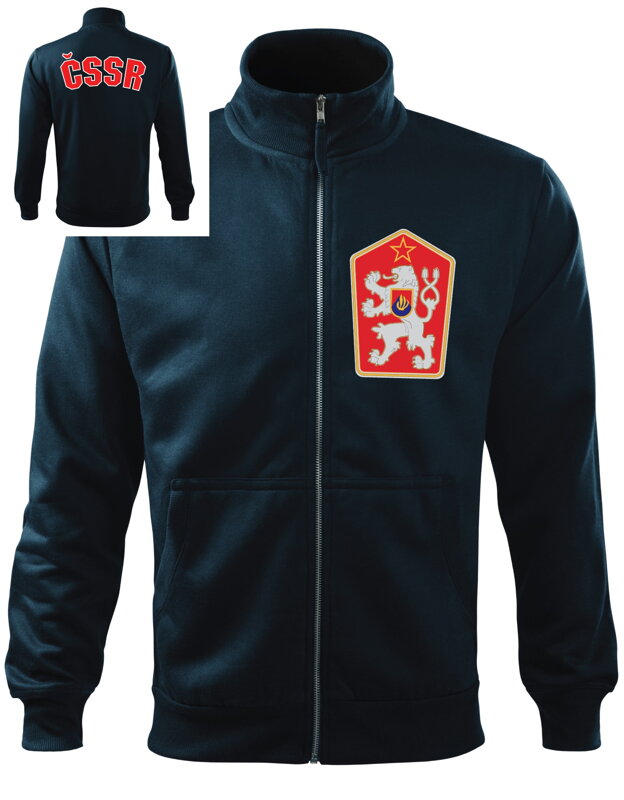 Mikina na zip -Retro ČSSR