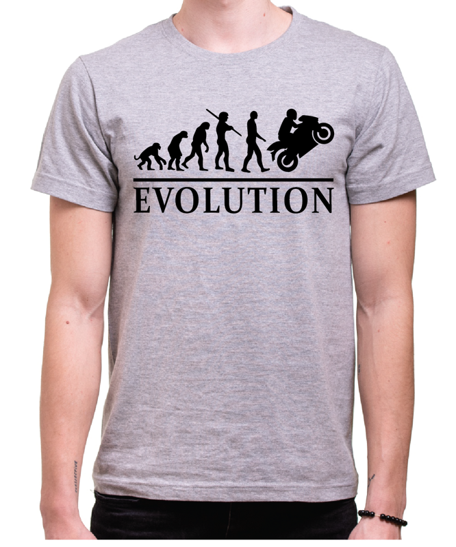Tričko - Evoluce moto Tričko - Evoluce moto