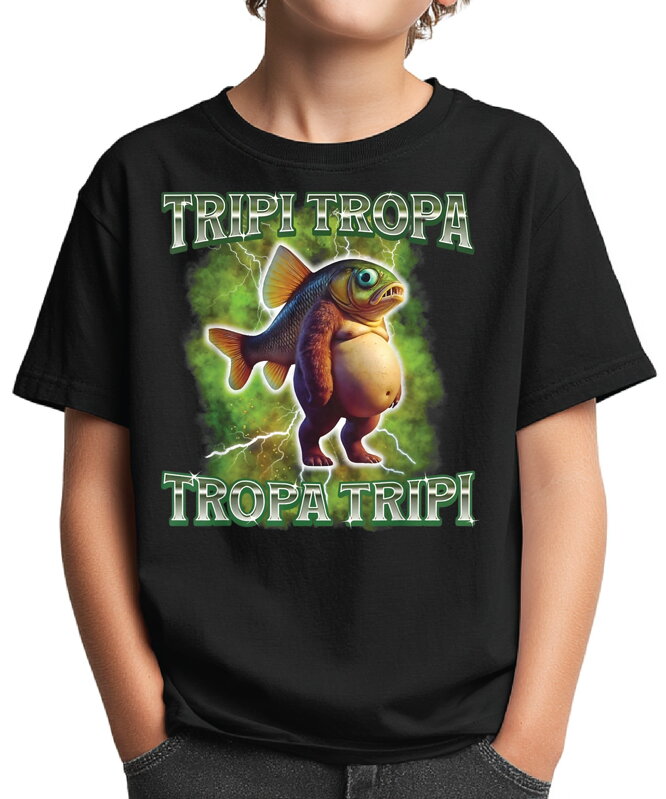 Tričko - V Mutant Tripi Tropa Tropa Tripi (Italský brainrot) Tričko - V Mutant Tripi Tropa Tropa Tripi (Italský brainrot)
