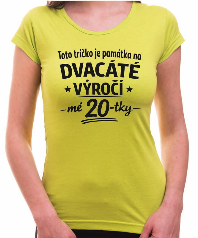 Narozeninové tričko - 40-tka = Dvacáté výročí mé 20-tky