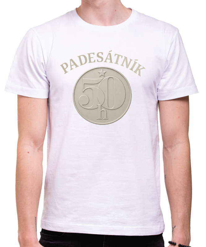 Tričko - Padesátník - 50 halířů