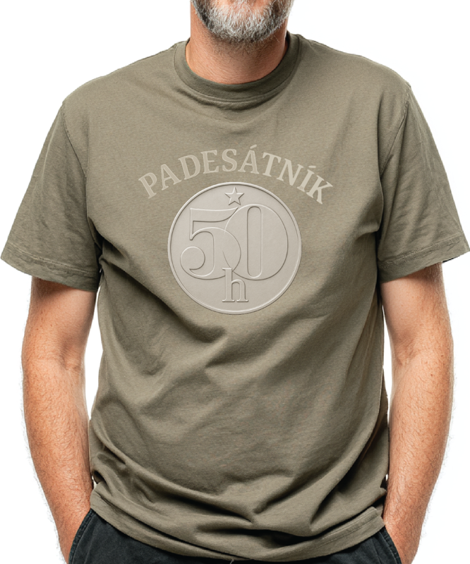 Tričko - Padesátník - 50 halířů