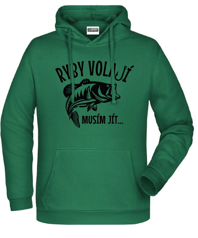 Rybářská mikina - Ryby volají Rybářská mikina - Ryby volají