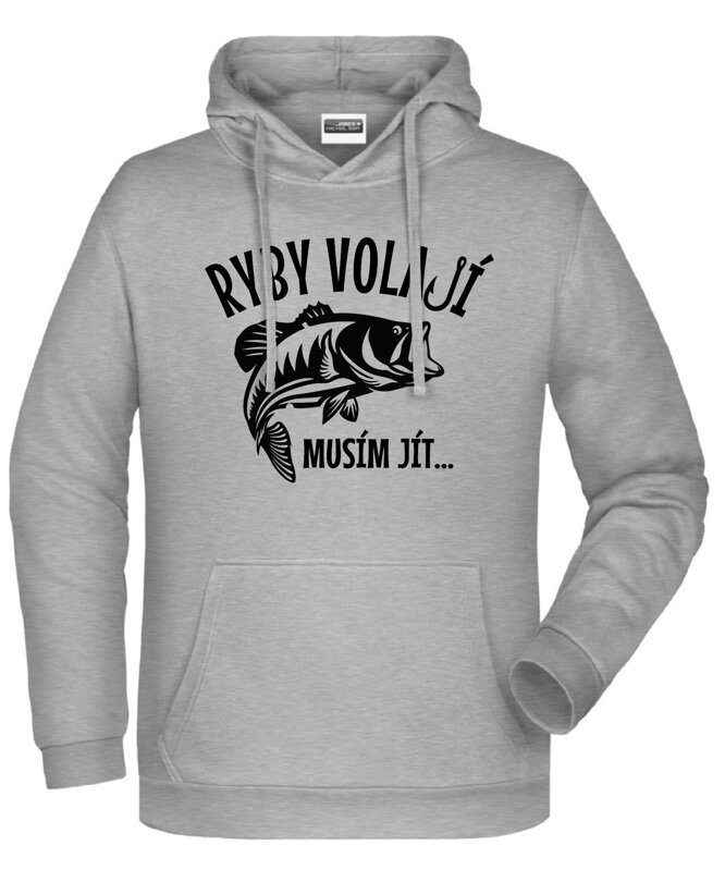 Rybářská mikina - Ryby volají Rybářská mikina - Ryby volají