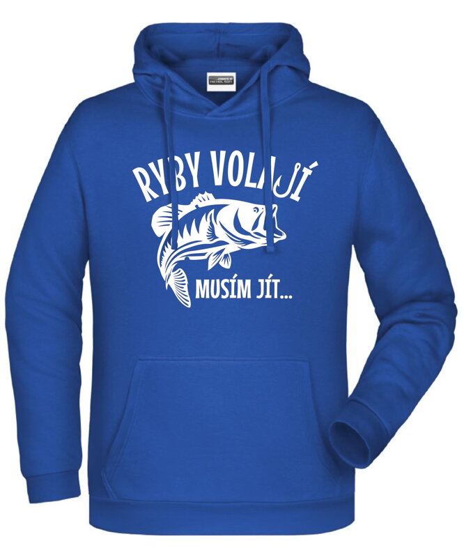 Rybářská mikina - Ryby volají Rybářská mikina - Ryby volají