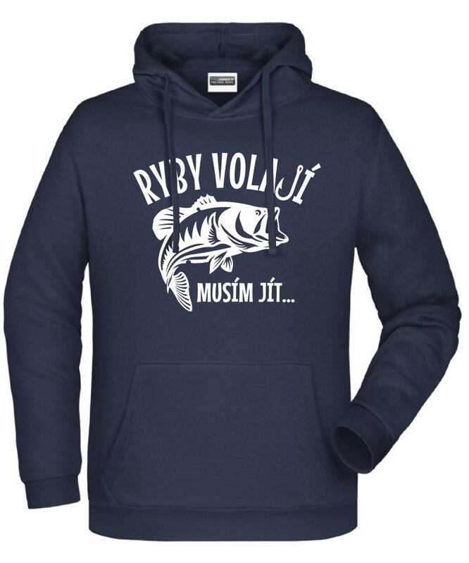 Rybářská mikina - Ryby volají Rybářská mikina - Ryby volají