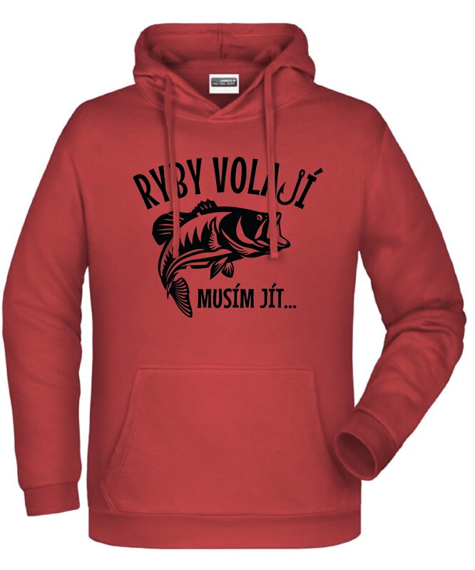 Rybářská mikina - Ryby volají Rybářská mikina - Ryby volají