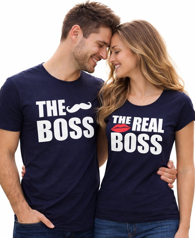 Pánské / dámské tričko The Boss/The Real Boss