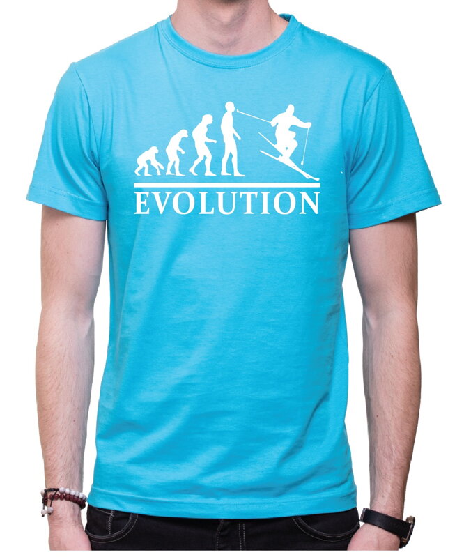 Tričko - Evoluce Lyže Tričko - Evoluce Lyže