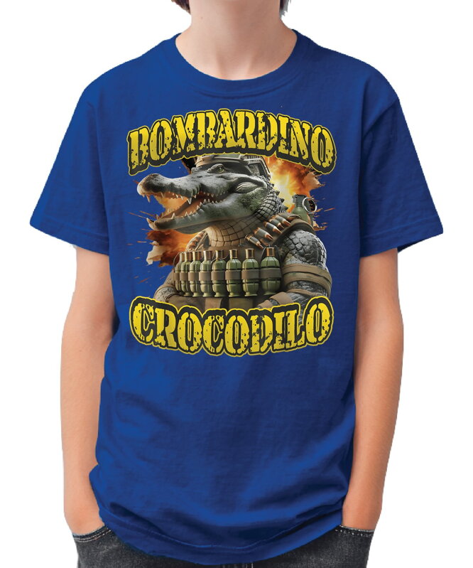 Tričko - Ver.2 Bombardino Crocodilo (Italský brainrot) Tričko - Ver.2 Bombardino Crocodilo (Italský brainrot)
