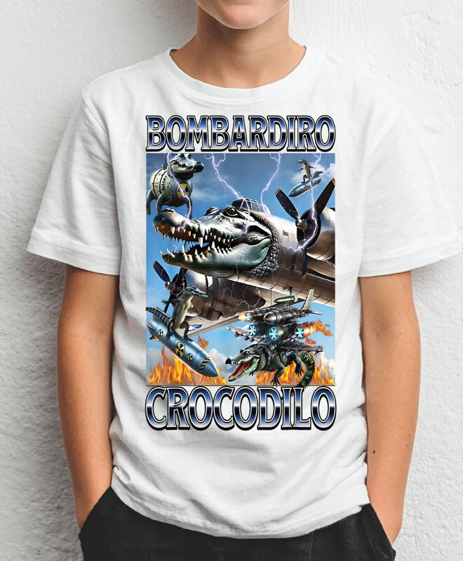 Dětské triko - Bombardiro Crocodilo Dětské triko - Bombardiro Crocodilo