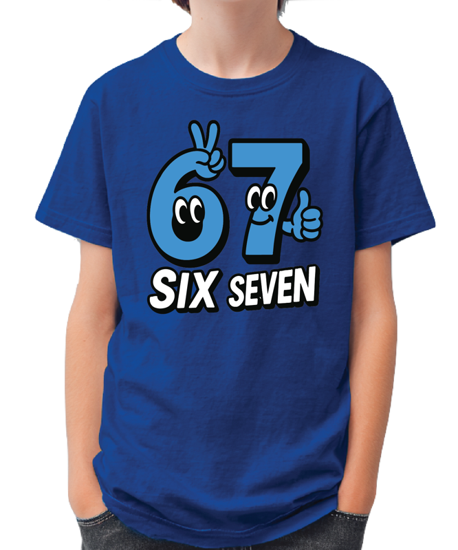 Tričko - Six Seven 67(Italský Brainrot)