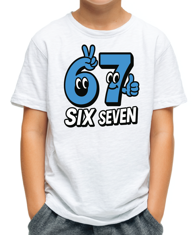 Tričko - Six Seven 67(Italský Brainrot)