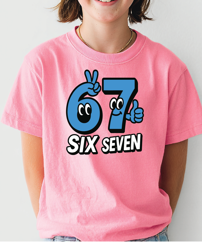 Tričko - Six Seven 67(Italský Brainrot)