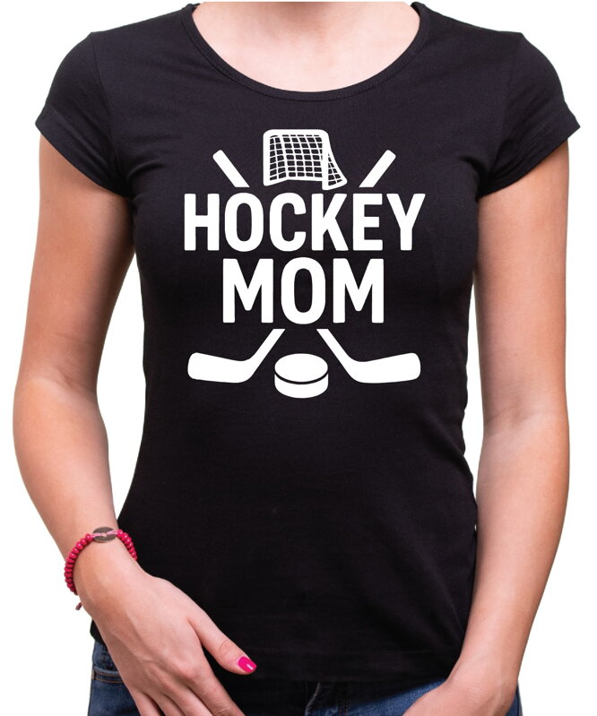 Tričko - Hockey mom - Hokejová máma Tričko - Hockey mom - Hokejová máma