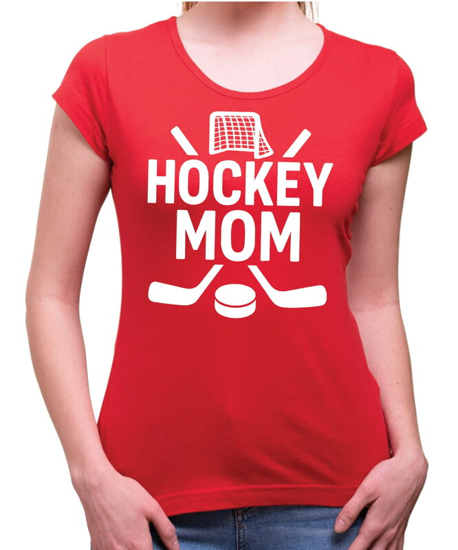 Tričko - Hockey mom - Hokejová máma Tričko - Hockey mom - Hokejová máma