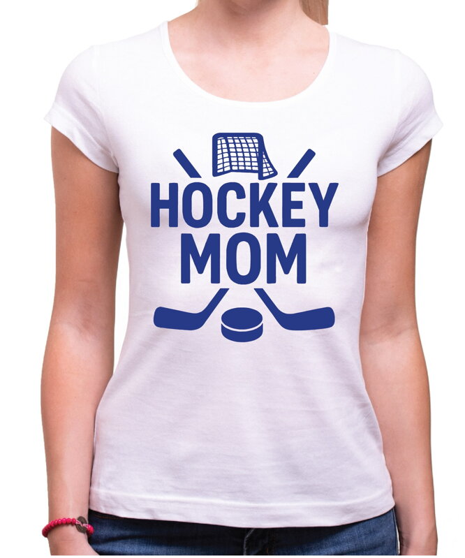 Tričko - Hockey mom - Hokejová máma Tričko - Hockey mom - Hokejová máma