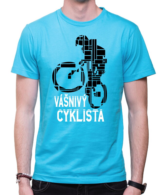 Cyklo tričko - Bike + vášnivý cyklista/vášnivá cyklistka