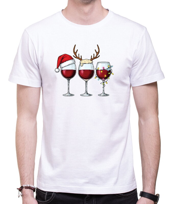 Vánoční tričko - Vánoční vína